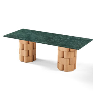 Indian Green Quartzite Dining Table