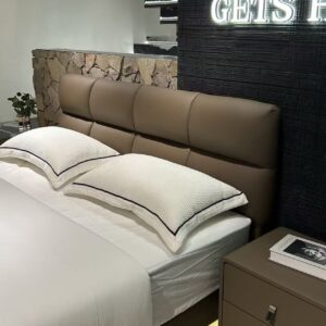 Chocolate Upholstered Bed - Image 3