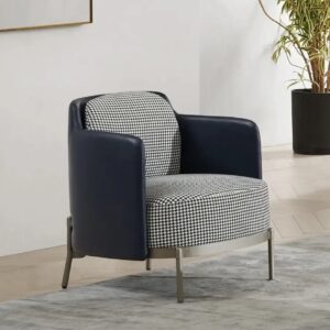 Nordic Houndstooth Accent Chair - Image 2