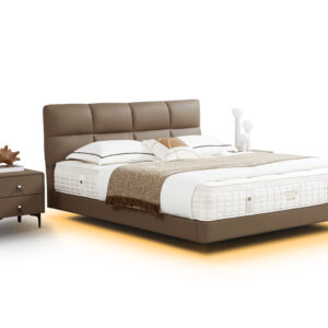 Chocolate Upholstered Bed - Image 7