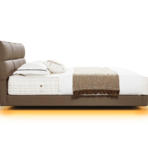 Chocolate Upholstered Bed - Image 5